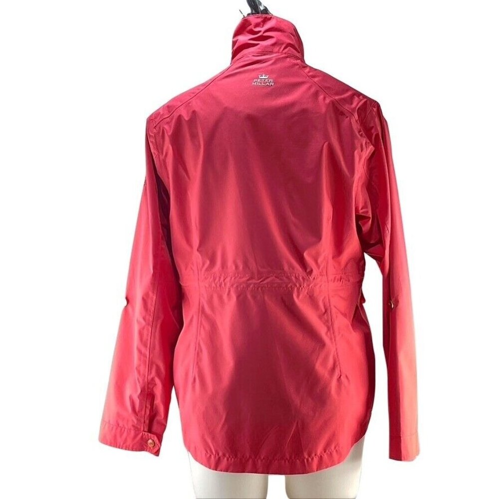 Peter Millar Womens Water-Resistant Red Jacket Size M - Picture 3 of 11